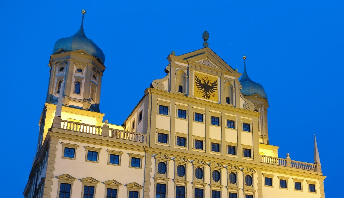 Renaissance-Rathaus Augsburg - Westseite * (c) Ludwig Wiedemann