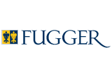 Fugger-Logo für Auftritt von Sabine Darius (2022). (® Die Benutzung der Wort-/Bildmarke erfolgt unter Lizenz der Markeninhaberin "Die Fugger GmbH, Augsburg".)